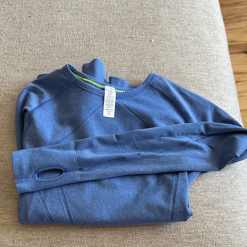 Ivivva Blue Long Sleeve Tee for Kids